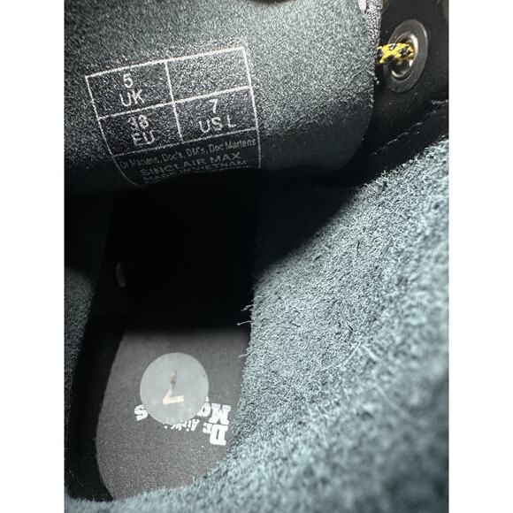 Dr. Martens Sinclair Max Boot Women's 7 Black Leather Platform - Picture 5 of 5